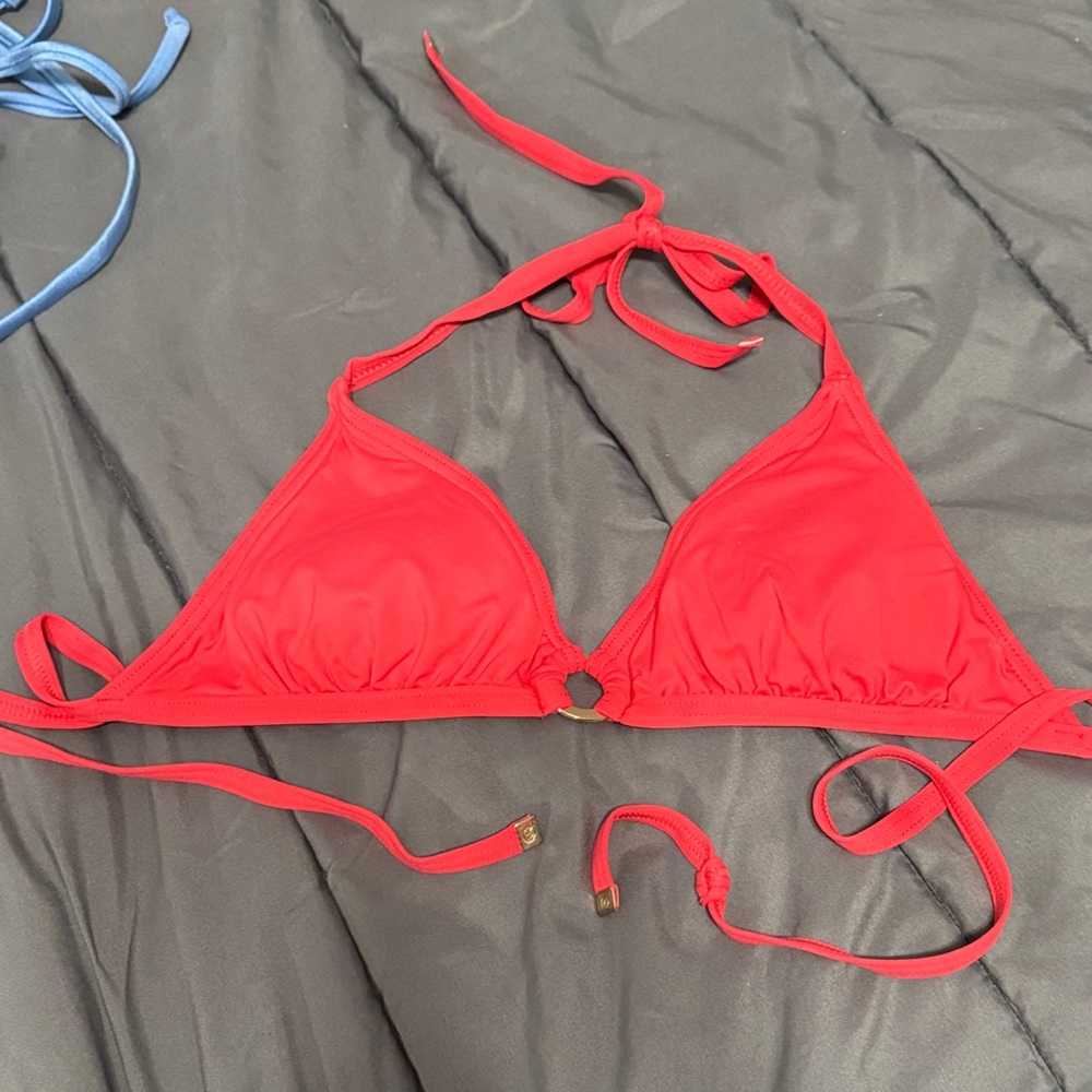 MICHAEL Michael Kors Red Bikini Top